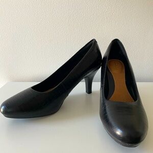 Clarks Artisan Black Pumps